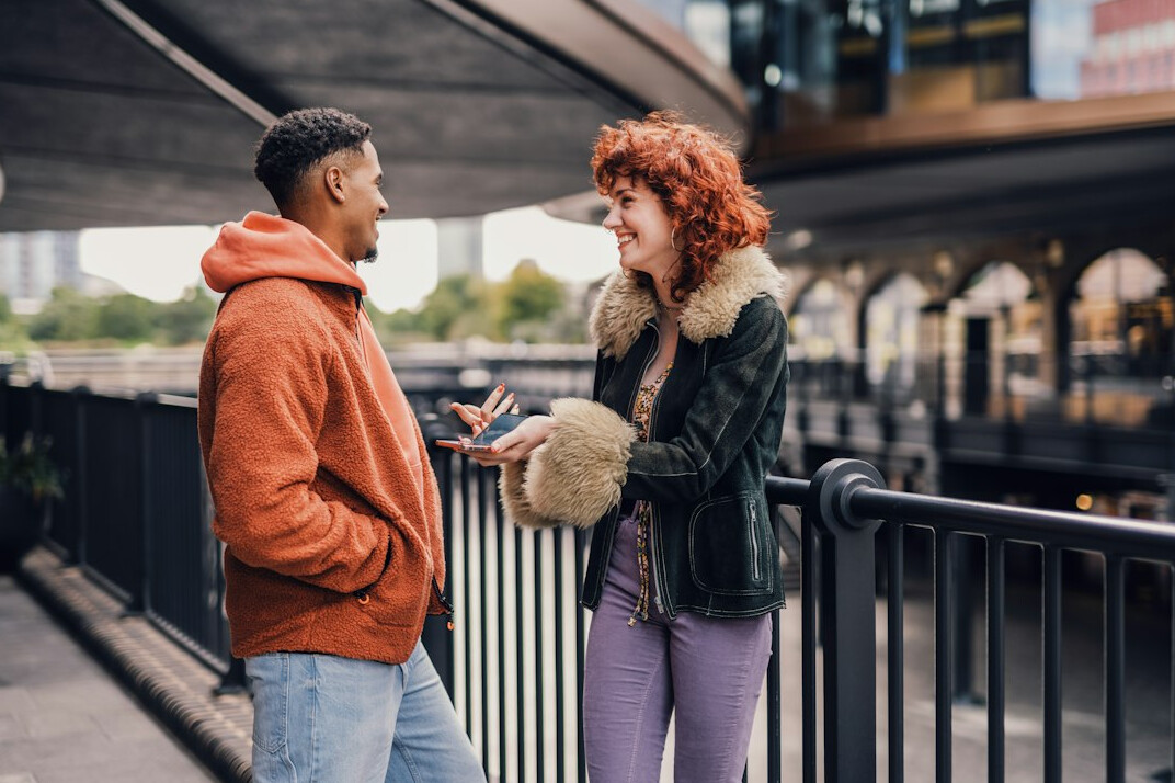 couple talking seriously